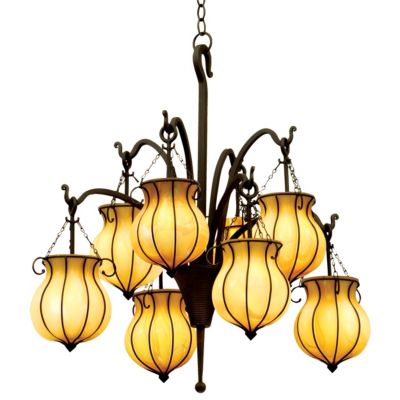 Mardi Gras Chandelier by Kalco Lighting - Starlight Lighting USA and Canada